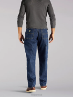 Lee Men 100% Cotton Carpenter Jean Dark Indigo Clothing 480T532 - Image 2