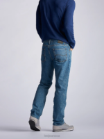 Lee Men 100% Cotton Regular Fit Straight Leg Jeans Wylie Clothing 480T504 - Image 2