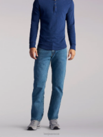 Lee Men 100% Cotton Regular Fit Straight Leg Jeans Wylie Clothing 480T504