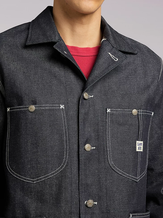 Lee Men 101 '70s Workwear Loco Jacket Dry Clothing 480T1130 - Image 4