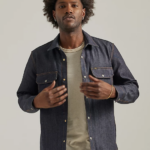 Lee Men 101 Peace Denim Overshirt Dry Clothing 480T905