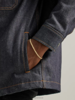Lee Men 101 Peace Denim Overshirt Dry Clothing 480T905 - Image 5