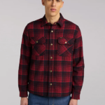 Lee Men 101 Plaid Wool Overshirt Salsa Clothing 480T927