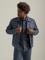 Lee Men 101 Rider Jacket Dry - Dark Wash Clothing 480T1127