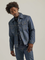 Lee Men 101 Rider Jacket Dry - Dark Wash Clothing 480T1127 - Image 5