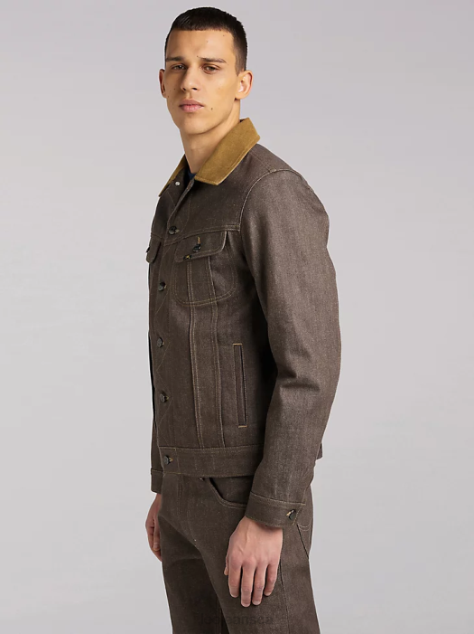 Lee Men 101 Storm Rider Jacket Dry - Brown Clothing 480T1125 - Image 3