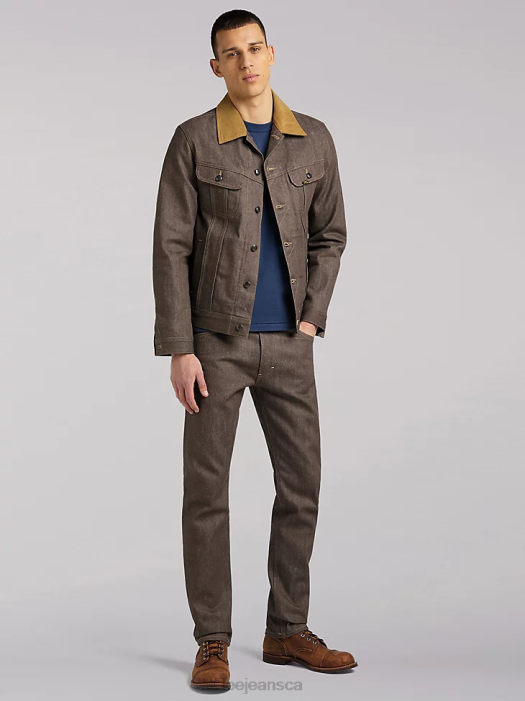 Lee Men 101 Storm Rider Jacket Dry - Brown Clothing 480T1125 - Image 5