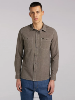 Lee Men 101 Workwear Shirt Bistre Clothing 480T932