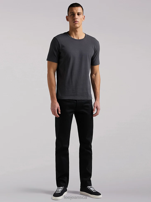 Lee Men 101 Z Relaxed Fit Straight Leg Jean Dry Black Clothing 480T600 - Image 1