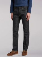 Lee Men 101 Z Relaxed Fit Straight Leg Jean Dry Indigo Clothing 480T601 - Image 3