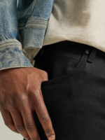 Lee Men 101S Regular Fit Button Fly Jean Dry Black Clothing 480T698 - Image 4