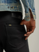 Lee Men 101S Regular Fit Button Fly Jean Dry Black Clothing 480T698 - Image 5