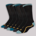 Lee Men 6-Pack Crew Sock Black Accessory 480T1173