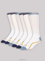 Lee Men 6-Pack Crew Sock White Accessory 480T1174