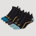 Lee Men 6-Pack No Show Tab Sock Black Accessory 480T1172