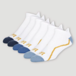 Lee Men 6-Pack No Show Tab Sock White Accessory 480T1171