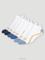 Lee Men 6-Pack No Show Tab Sock White Accessory 480T1171