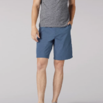 Lee Men Airflow Shorts Indigo Heather Clothing 480T1101