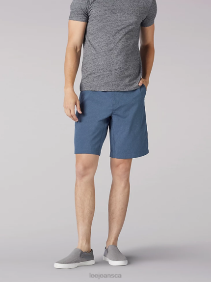 Lee Men Airflow Shorts Indigo Heather Clothing 480T1101