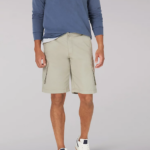 Lee Men Brooklyn Cargo Short KC Khaki Clothing 480T993