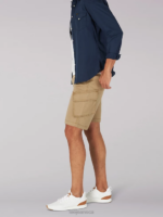 Lee Men Brooklyn Cargo Short Oscar Khaki Clothing 480T995 - Image 4
