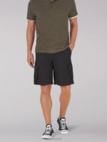 Lee Men Brooklyn Cargo Short Union-Alls Black Clothing 480T997