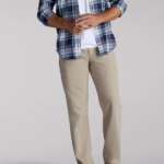 Lee Men Carpenter Jean Khaki Canvas Clothing 480T649