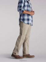 Lee Men Carpenter Jean Khaki Canvas Clothing 480T649 - Image 3