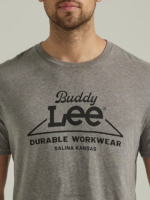 Lee Men Durable Workwear Graphic Tee Graphite Clothing 480T868 - Image 3