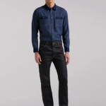 Lee Men European Collection 101Z Cinched Back Relaxed Fit Straight Leg Jean Dry Clothing 480T539