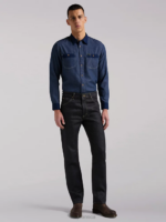 Lee Men European Collection 101Z Cinched Back Relaxed Fit Straight Leg Jean Dry Clothing 480T539