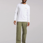 Lee Men European Collection Chetopa Relaxed Fit Chino Olive Green Clothing 480T788
