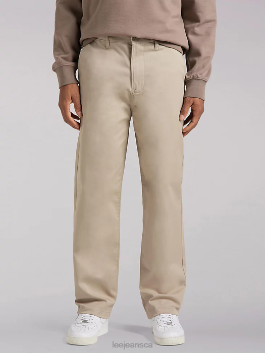 Lee Men European Collection Chetopa Relaxed Fit Chino Stone Clothing 480T787 - Image 2