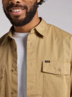 Lee Men European Collection Chetopa Woven Shirt Clay Clothing 480T940 - Image 5