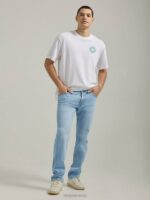 Lee Men European Collection Daren Straight Leg Jean Blue Light Sky Clothing 480T536