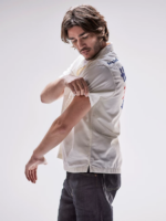 Lee Men European Collection H.D. Short Sleeve Button Down Shirt Ecru Clothing 480T933 - Image 3
