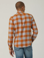Lee Men European Collection Leisure Button Down Shirt Caramel Clothing 480T941 - Image 2