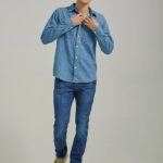 Lee Men European Collection Luke Slim Tapered Jean Dark Worn Kansas Clothing 480T671