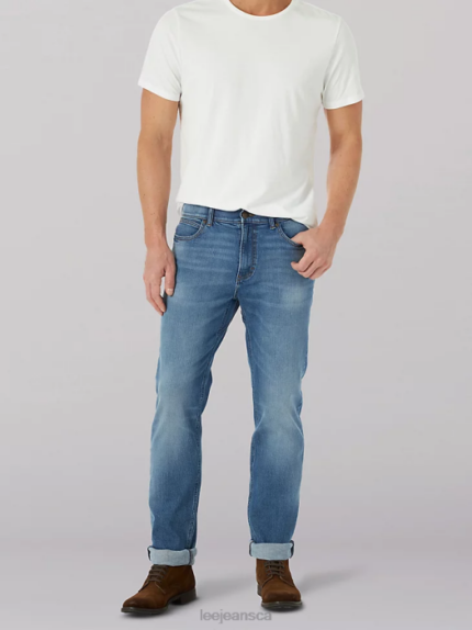 Lee Men Extreme Motion 4-Way Stretch Slim Straight Jean Admiral Clothing 480T633