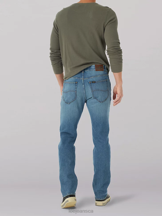 Lee Men Extreme Motion 4-Way Stretch Slim Straight Jean High King Clothing 480T631 - Image 3