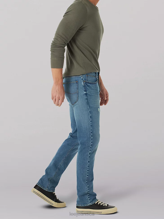 Lee Men Extreme Motion 4-Way Stretch Slim Straight Jean High King Clothing 480T631 - Image 4