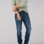 Lee Men Extreme Motion 4-Way Stretch Slim Straight Jean Royal Pain Clothing 480T632