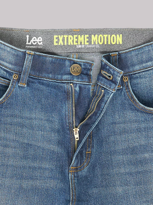 Lee Men Extreme Motion 4-Way Stretch Slim Straight Jean Wallace Clothing 480T630 - Image 6