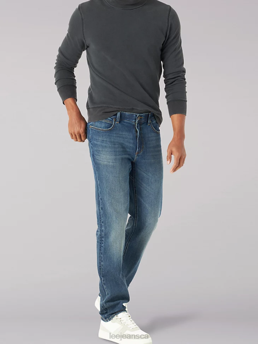 Lee Men Extreme Motion 4-Way Stretch Slim Straight Jean Wallace Clothing 480T630 - Image 1