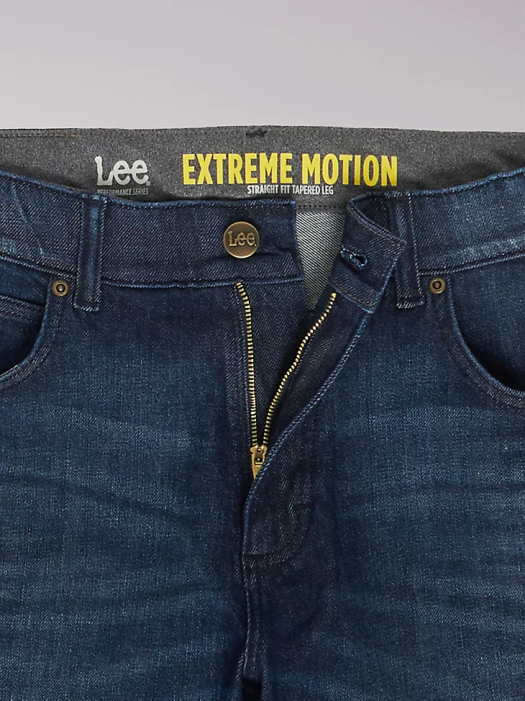 Lee Men Extreme Motion 4-Way Stretch Straight Tapered Jean Counter Punch Clothing 480T636 - Image 7
