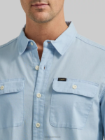 Lee Men Extreme Motion All Purpose Button Down Shirt Blue Sky Clothing 480T913 - Image 3