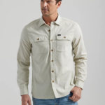 Lee Men Extreme Motion All Purpose Button Down Shirt Obsidian Grey Clothing 480T912