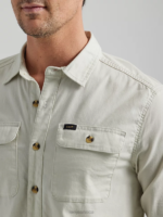 Lee Men Extreme Motion All Purpose Button Down Shirt Obsidian Grey Clothing 480T912 - Image 3