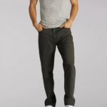 Lee Men Extreme Motion Athletic Tapered Leg Jean (Big & Tall) Dark Grey Clothing 480T691