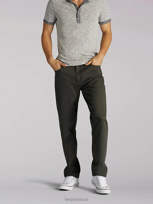 Lee Men Extreme Motion Athletic Tapered Leg Jean (Big & Tall) Dark Grey Clothing 480T691 - Image 1